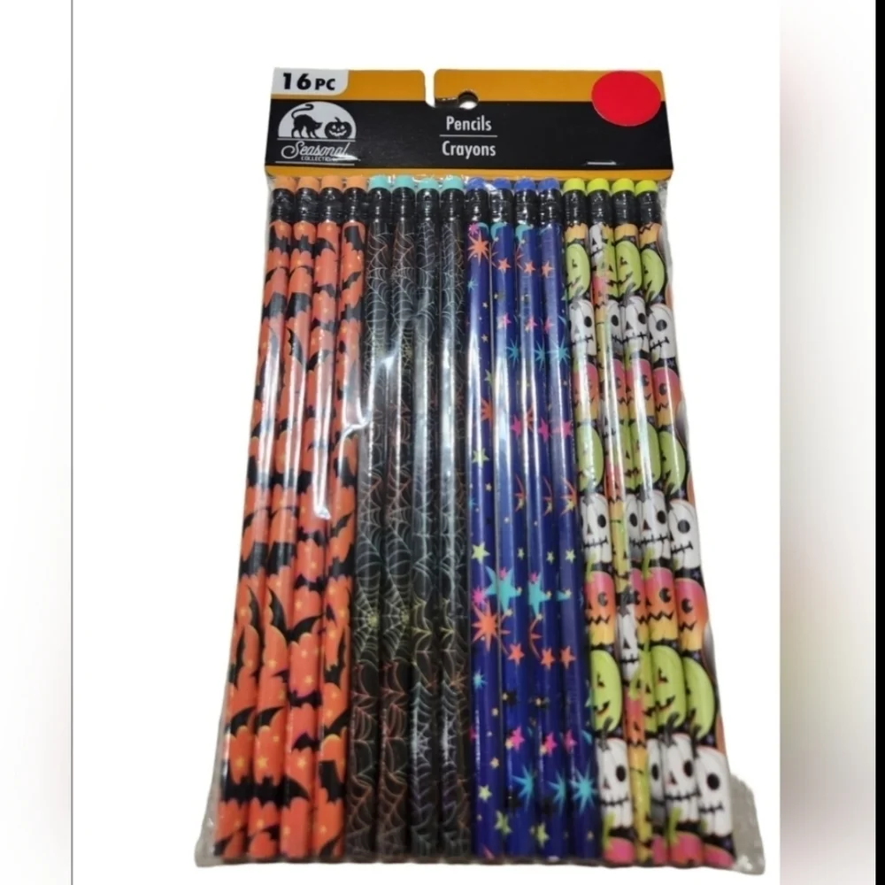 Halloween Themes 16 Pieces Pencils - Picture 3 of 4